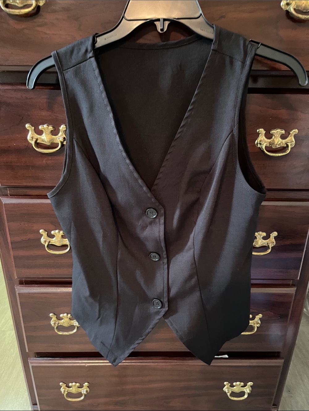SHEIN Black Tailored Vest